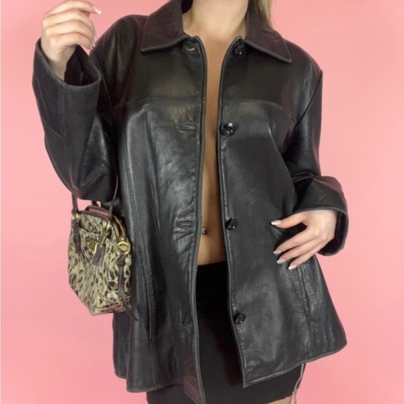 Roots | Jackets & Coats | Vintage Roots Leather Jacket | Poshmark